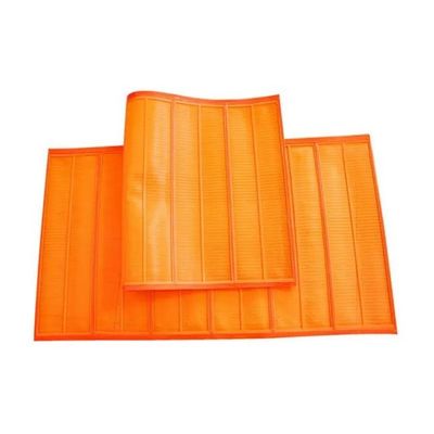 Pantalla fina de PU de alta frecuencia de 0,1 mm y 35% de área abierta para máquinas Derrick