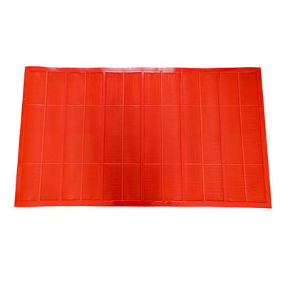 Pantalla clasificadora apilable de PU naranja compatible con Derrick, apertura de 0,3 mm, con certificación ISO