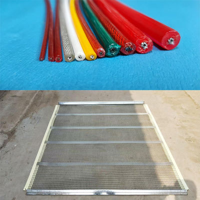 Tamaño de la pantalla de poliuretano de 3 mm x 5 mm con alambre de acero inoxidable en el interior