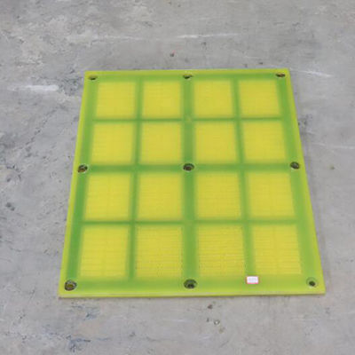 Panel de pantalla de poliuretano lineal vibrante de silicona de PU