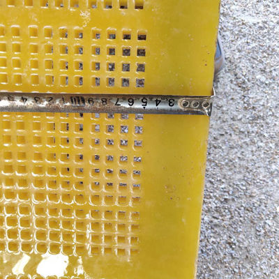 Alfombra de poliuretano de 40 mm para la extracción de mineral de hierro