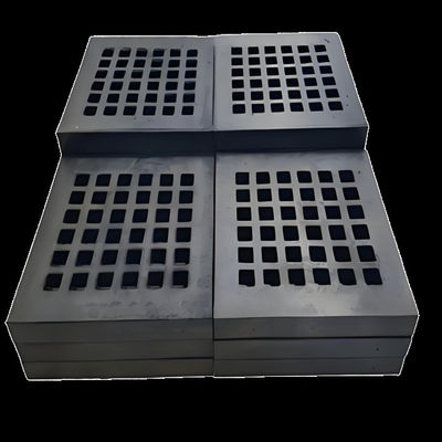 Panel de pantalla de goma de color negro duradero de 40 mm de espesor para pantallas vibrantes de minería