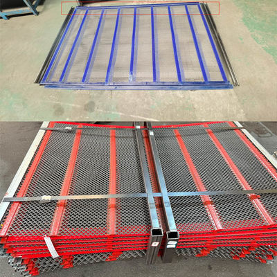 Tejido 610*610 con ranuras de pantalla de autolimpieza malla anti obstrucción para equipos de minería