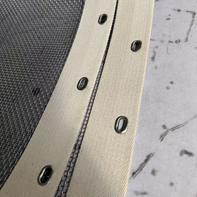 Pantalla de ojal de acero inoxidable con gancho para cribadoras Megatex