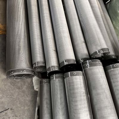 Pantalla de ojal SS316 con bordes plegados para separadores Rotex