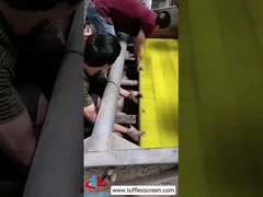 Instalación del panel de pantalla de deshidratación de PU